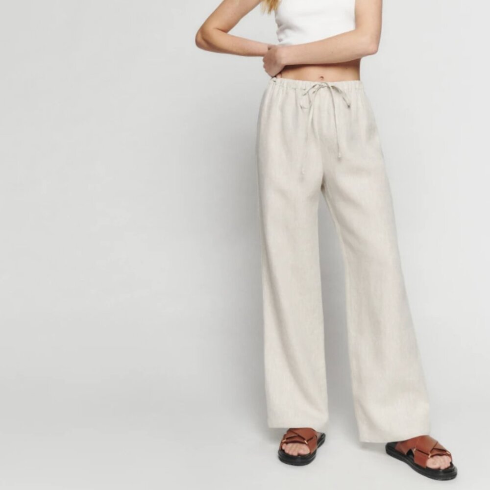 Reformation Olina Linen Pant (sz s)